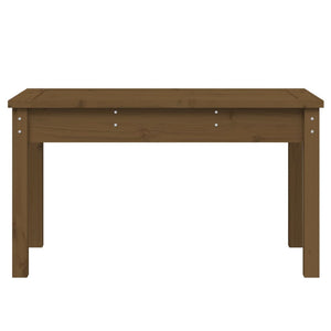 Gartenbank Honigbraun Kiefer Massivholz 80cm