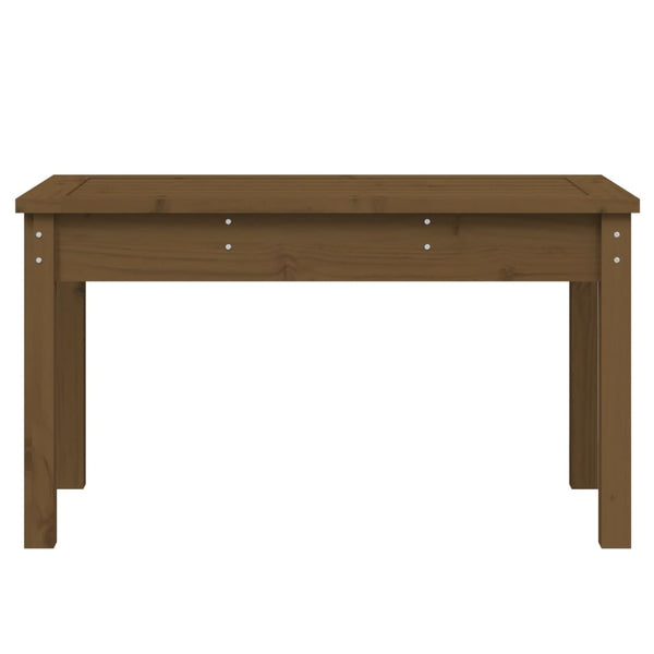 Gartenbank Honigbraun Kiefer Massivholz 80cm