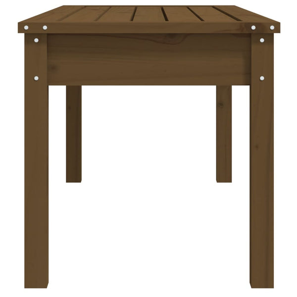 Gartenbank Honigbraun Kiefer Massivholz