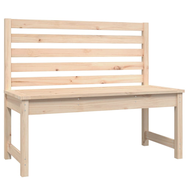 Gartenbank Kiefer Massivholz 109cm