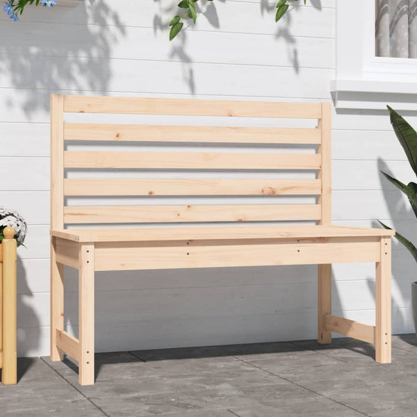 Gartenbank Kiefer Massivholz 109cm