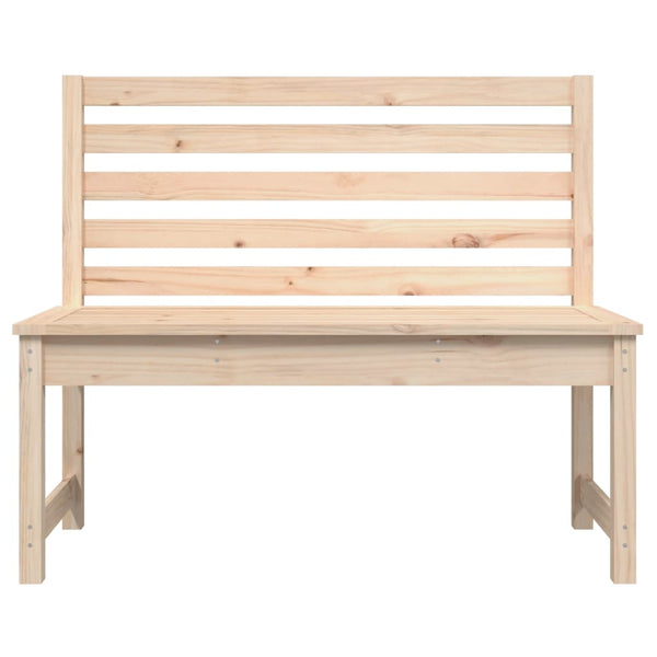 Gartenbank Kiefer Massivholz 109cm