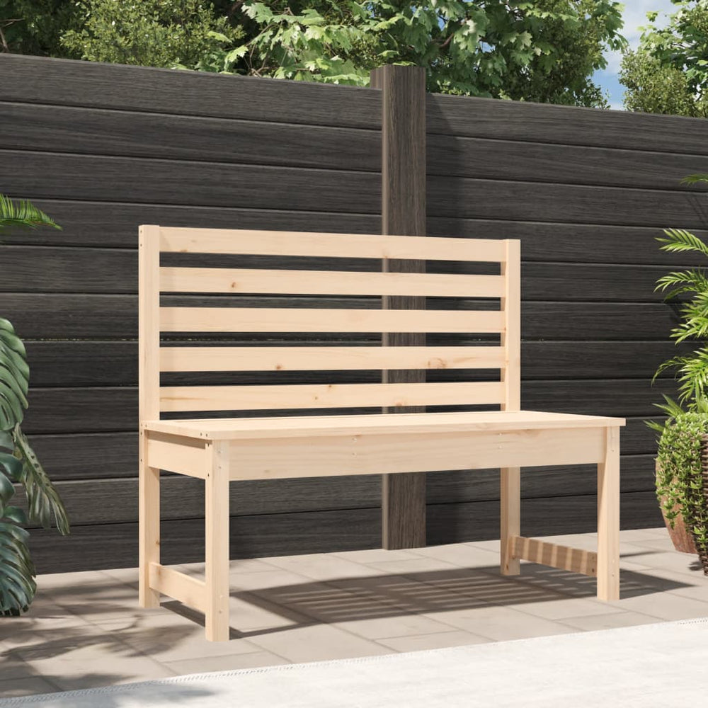 Gartenbank Kiefer Massivholz 109cm