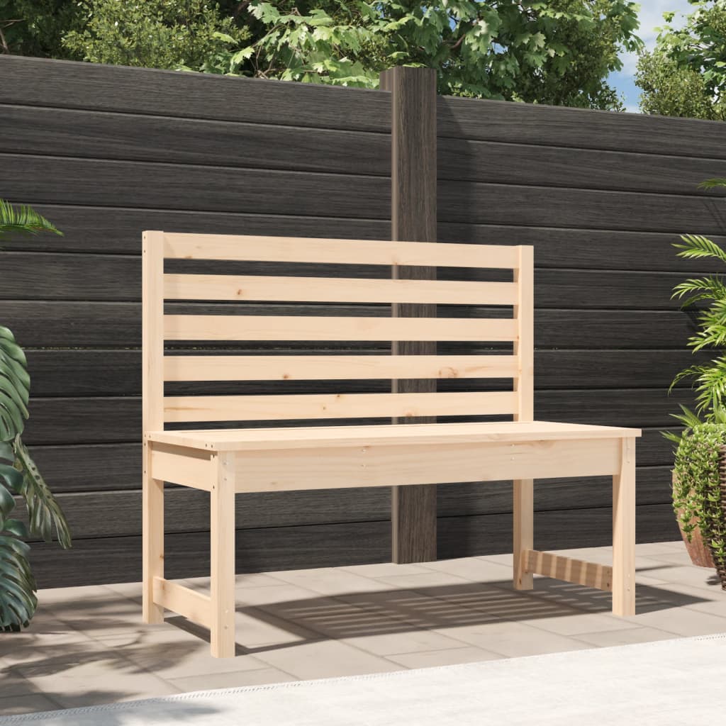 Gartenbank Kiefer Massivholz 109cm