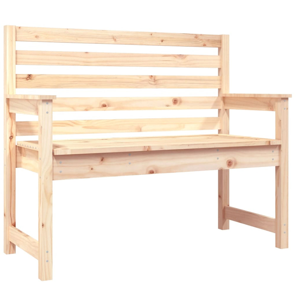 Gartenbank Kiefer Massivholz 109 cm