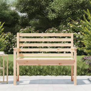 Gartenbank Kiefer Massivholz 109 cm