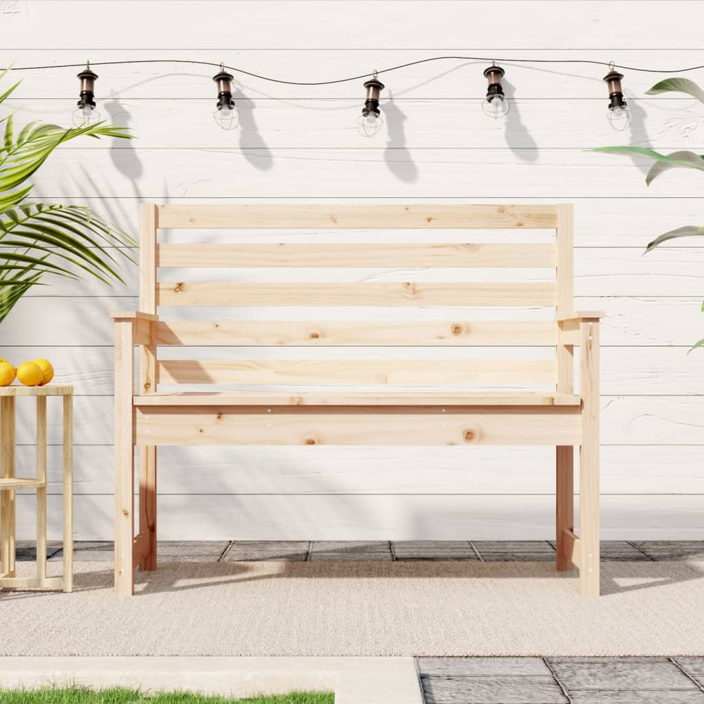 Gartenbank Kiefer Massivholz 109 cm