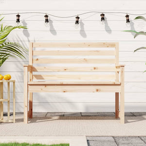 Gartenbank Kiefer Massivholz 109 cm