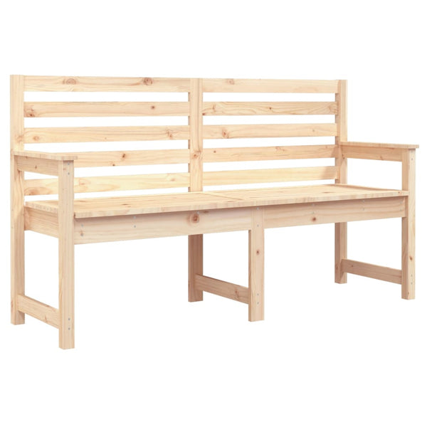 Massive Kiefer Gartenbank, 159,5 cm