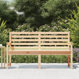 Massive Kiefer Gartenbank, 159,5 cm