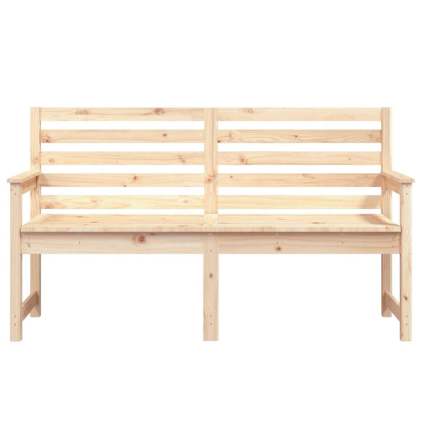 Massive Kiefer Gartenbank, 159,5 cm