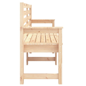 Massive Kiefer Gartenbank, 159,5 cm