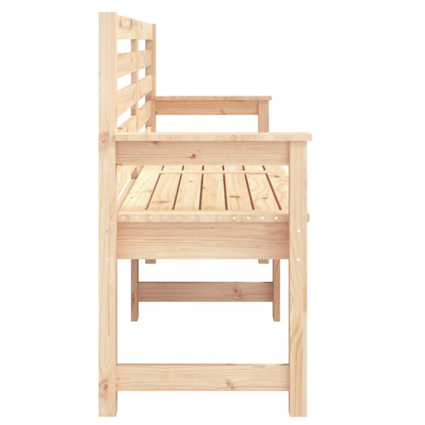 Massive Kiefer Gartenbank, 159,5 cm