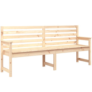 Massive Kiefer Gartenbank, 203,5 cm