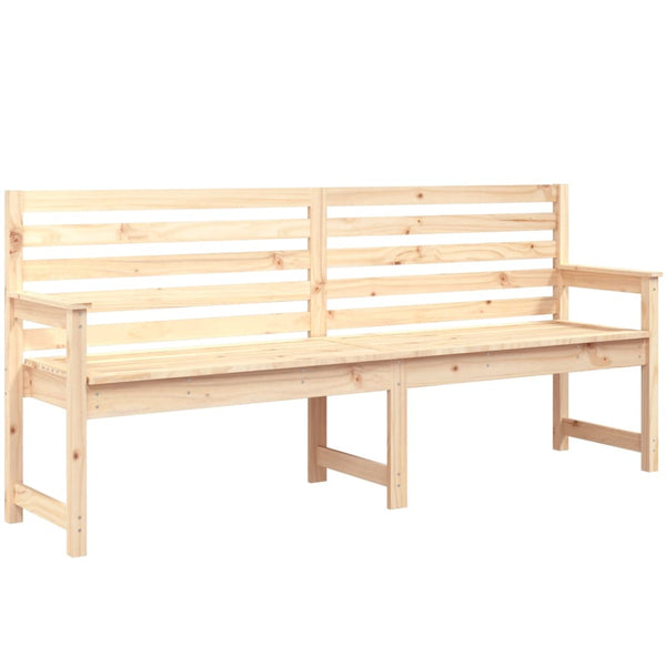 Massive Kiefer Gartenbank, 203,5 cm