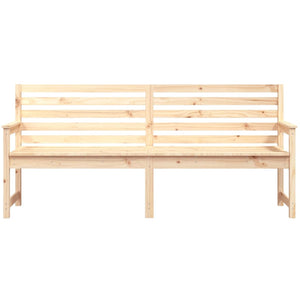 Massive Kiefer Gartenbank, 203,5 cm