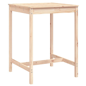 Kiefer Massivholz Gartentisch, 82,5x82,5x110cm