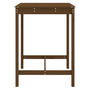 Massivholz Gartentisch Honigbraun Kiefer 82,5x82,5cm