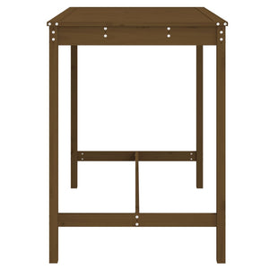 Gartentisch Honigbraun Kiefer Massivholz 121cm