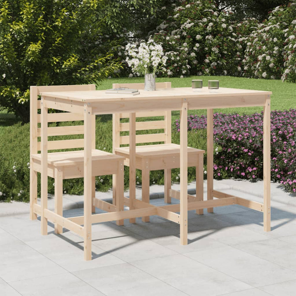 Gartentisch Kiefer Massivholz 159,5 cm