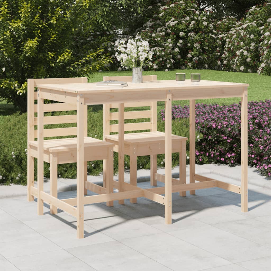 Gartentisch Kiefer Massivholz 159,5 cm