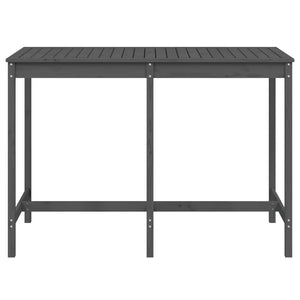 Grauer Gartentisch 159,5cm Kiefer Massivholz
