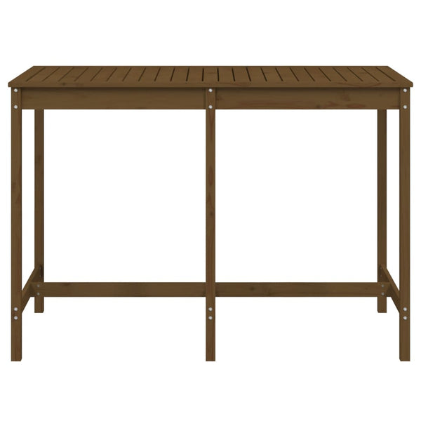 Gartentisch Honigbraun Kiefer Massivholz