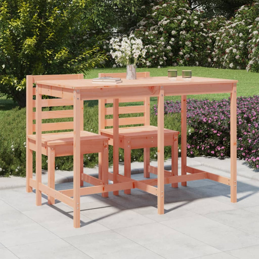 vidaXL Garden Bar Table 159.5x82.5x110 cm Solid Douglas Fir