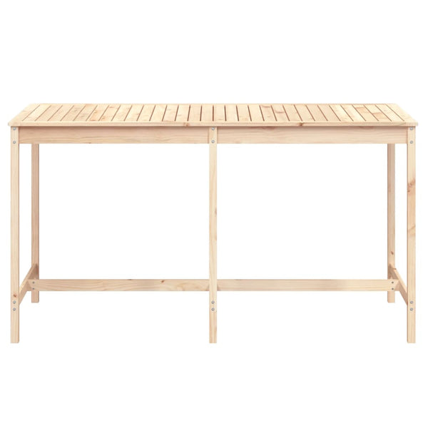 Massivholz Gartentisch Kiefer, 203.5 cm