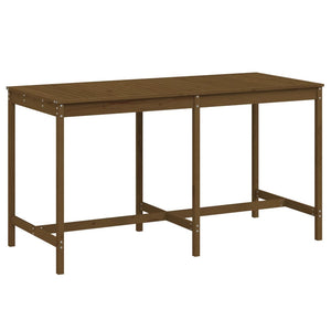 Gartentisch Honigbraun Kiefer Massivholz 203,5 cm