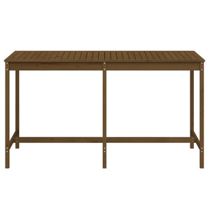 Gartentisch Honigbraun Kiefer Massivholz 203,5 cm