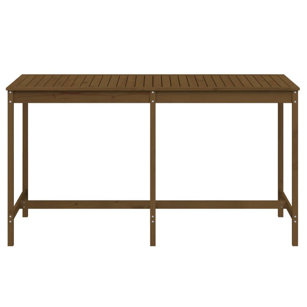 Gartentisch Honigbraun Kiefer Massivholz 203,5 cm