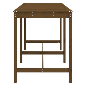 Gartentisch Honigbraun Kiefer Massivholz 203,5 cm
