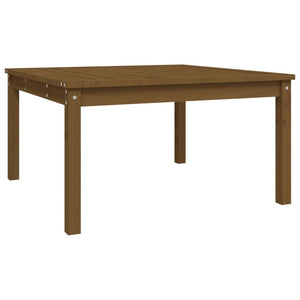 Gartentisch Honigbraun Kiefer Massivholz 82,5x82,5cm