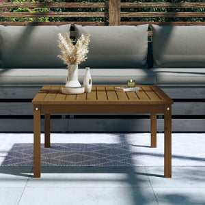 Gartentisch Honigbraun Kiefer Massivholz 82,5x82,5cm
