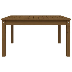 Gartentisch Honigbraun Kiefer Massivholz 82,5x82,5cm