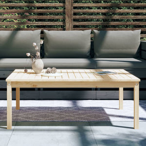 Gartentisch Kiefer Massivholz 121x82,5 cm