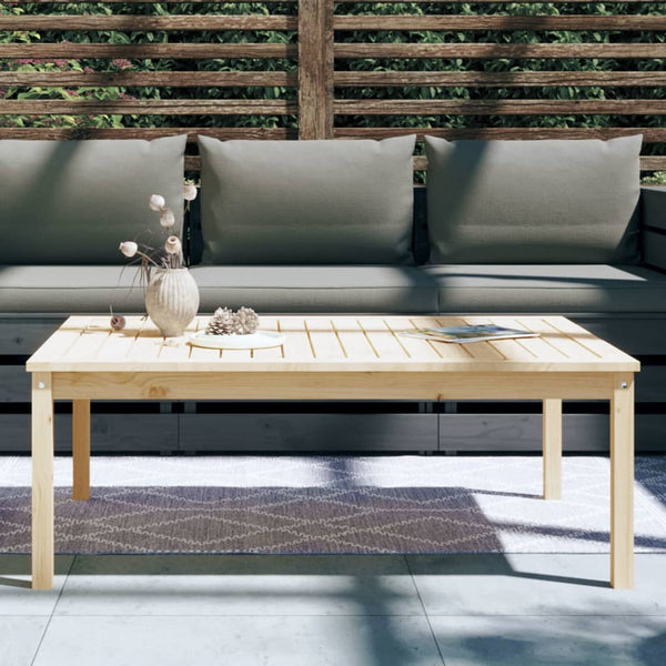 Gartentisch Kiefer Massivholz 121x82,5 cm