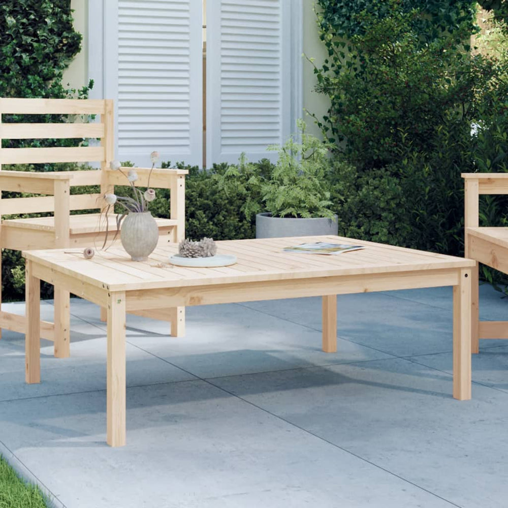 Gartentisch Kiefer Massivholz 121x82,5 cm