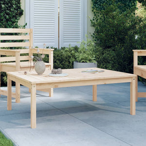 Gartentisch Kiefer Massivholz 121x82,5 cm