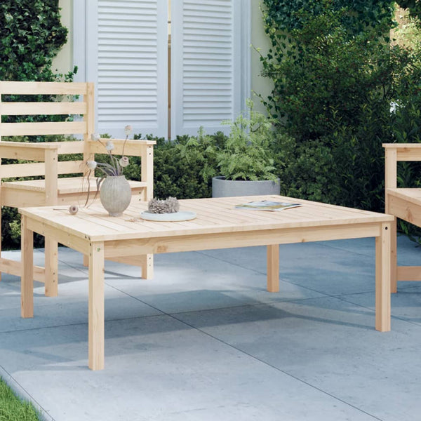 Gartentisch Kiefer Massivholz 121x82,5 cm