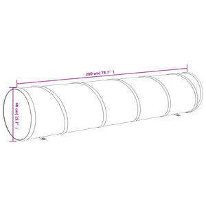 Hundetunnel Blau Ø 40x200 cm Polyester