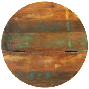 Weißer Couchtisch Altholz 50x27 cm