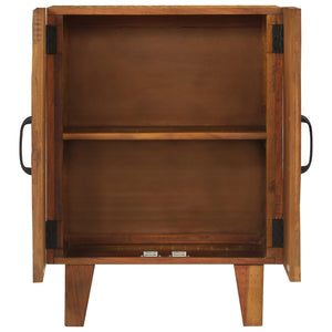 vidaXL Buffet sculpté à la main 55x30x75 cm Bois de récupération massif
