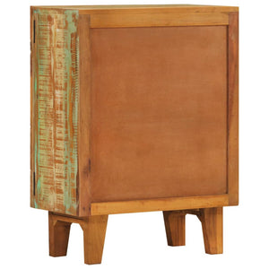 vidaXL Buffet sculpté à la main 55x30x75 cm Bois de récupération massif