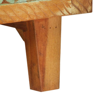 vidaXL Buffet sculpté à la main 55x30x75 cm Bois de récupération massif