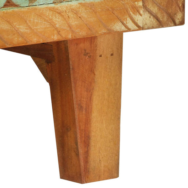 vidaXL Buffet sculpté à la main 55x30x75 cm Bois de récupération massif