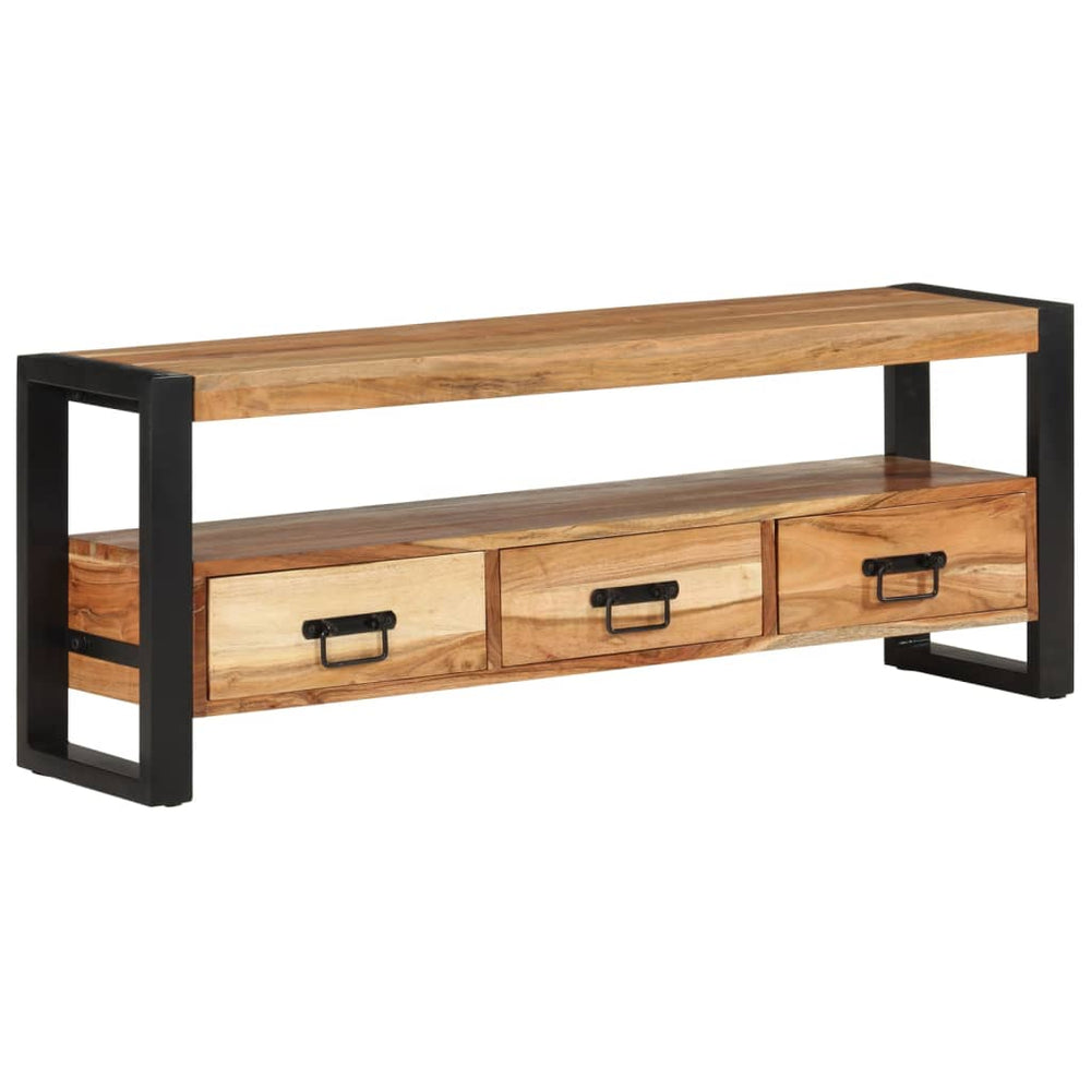 TV-Schrank Akazie Massivholz 120cm