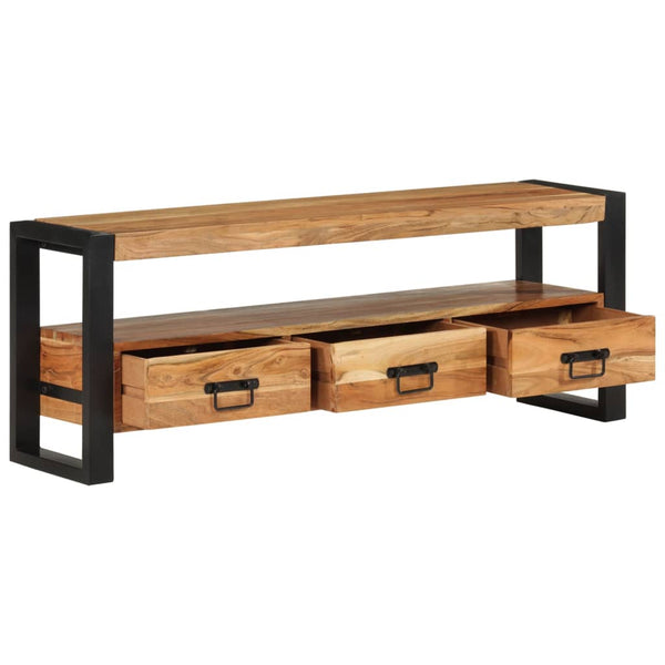 TV-Schrank Akazie Massivholz 120cm