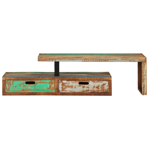 TV-Ständer Massivholz Altholz 118-200 cm
